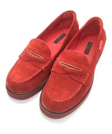 LOUIS VUITTON（ルイ ヴィトン）の古着「PATHWAY FLAT LOAFER 」｜レッド