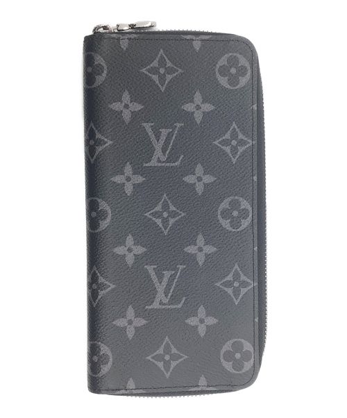 LOUIS VUITTON（ルイ ヴィトン）LOUIS VUITTON (ルイ ヴィトン) モノグラム・エクリプス ジッピーウォレット･ヴェルティカル ブラックの古着・服飾アイテム