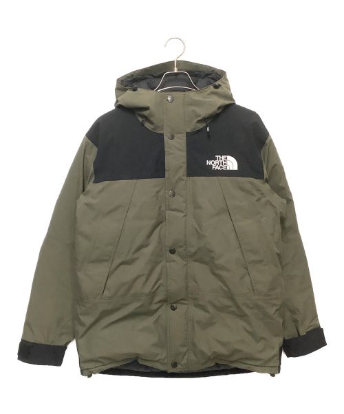 THE NORTH FACE（ザ ノース フェイス）THE NORTH FACE (ザ ノース フェイス) マウンテンダウンジャケット カーキ×ブラック サイズ:Mの古着・服飾アイテム