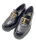 TOD'S（トッズ）の古着「T TIMELESS Leather Loafers」｜ブラック