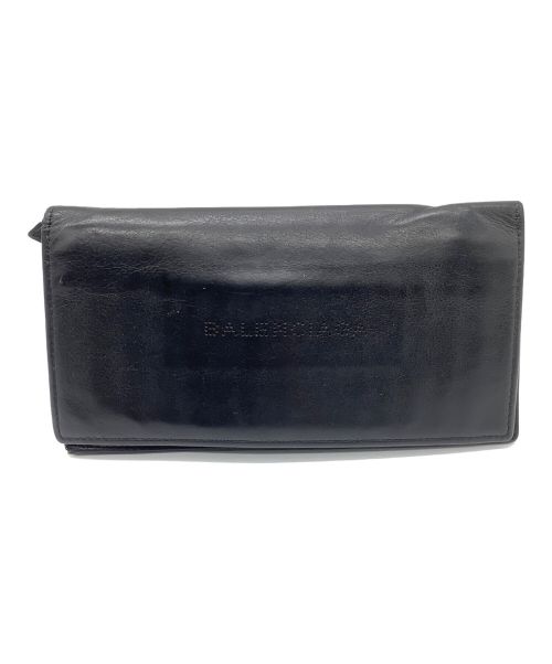 BALENCIAGA（バレンシアガ）BALENCIAGA (バレンシアガ) レザーウォレット ブラックの古着・服飾アイテム