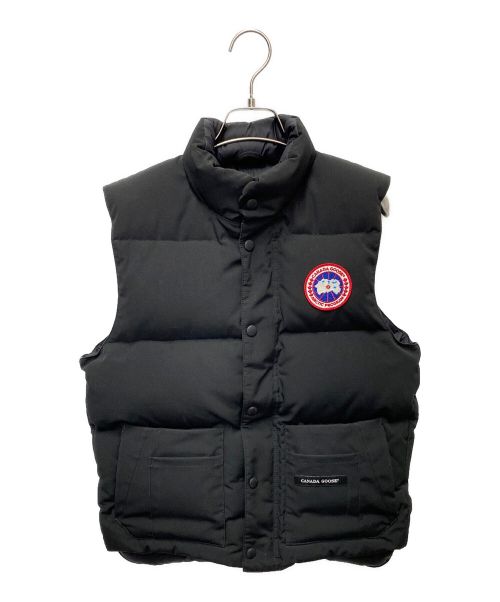 CANADA GOOSE（カナダグース）CANADA GOOSE (カナダグース) CANADA GOOSE×FREAK'S STORE ダウンベスト ブラック サイズ:XSの古着・服飾アイテム