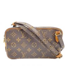 LOUIS VUITTON（ルイ ヴィトン）の古着「モノグラム ポシェット・マルリーバンドリエール」｜ブラウン