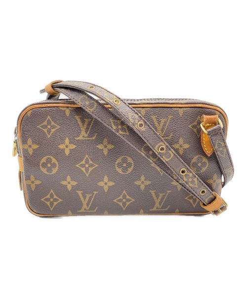 LOUIS VUITTON（ルイ ヴィトン）LOUIS VUITTON (ルイ ヴィトン) モノグラム ポシェット・マルリーバンドリエール ブラウンの古着・服飾アイテム