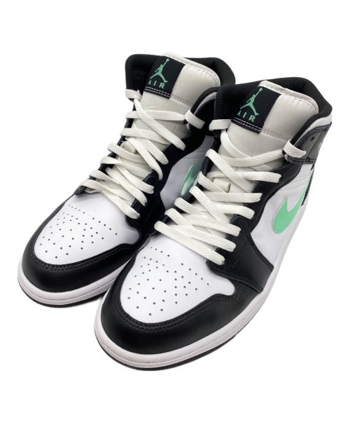 NIKE（ナイキ）NIKE (ナイキ) AIR JORDAN 1 MID ブラック×ホワイト サイズ:28の古着・服飾アイテム