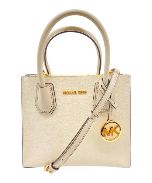 MICHAEL KORS（マイケルコース）MICHAEL KORS (マイケルコース) ミディアム メッセンジャー ベージュの古着・服飾アイテム