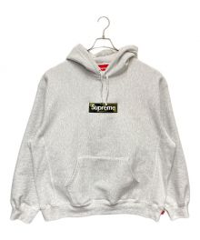 SUPREME（シュプリーム）の古着「ボックスロゴカモフーディパーカー」｜グレー