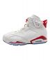 NIKE (ナイキ) AIR JORDAN 6 RETRO レッド×ホワイト サイズ:27.5 未使用品：23000円