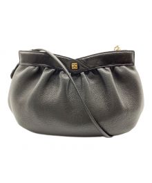 GIVENCHY SACS（ジバンシー）の古着「レザーショルダーバッグ」｜ブラック