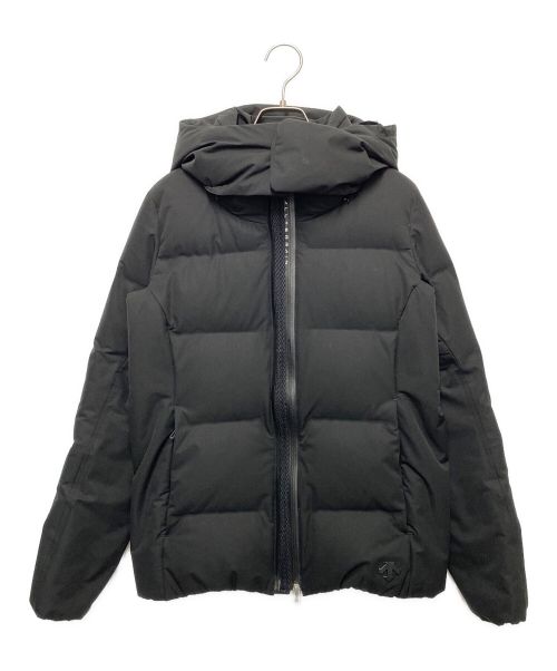 DESCENTE（デサント）DESCENTE (デサント) 水沢ダウン フードジャケット ブラック サイズ:Lの古着・服飾アイテム