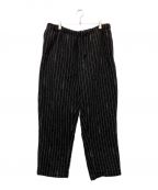 NIKE×stussyナイキ×ステューシー）の古着「STRIPE WOOL PANTS」｜ブラック