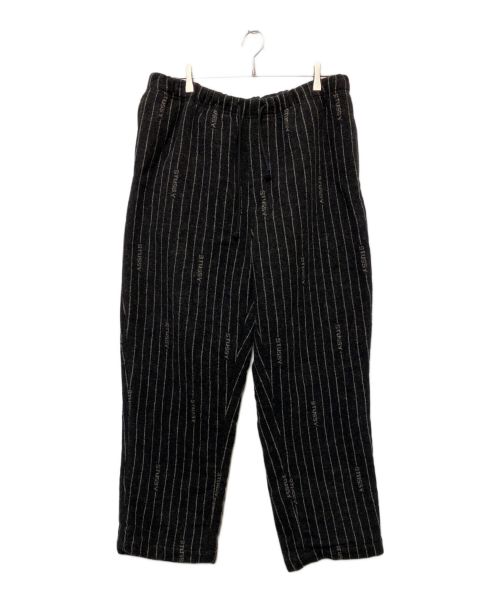 NIKE（ナイキ）NIKE (ナイキ) stussy (ステューシー) STRIPE WOOL PANTS ブラック サイズ:XLの古着・服飾アイテム