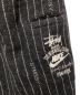 中古・古着 NIKE (ナイキ) stussy (ステューシー) STRIPE WOOL PANTS ブラック サイズ:XL：20000円