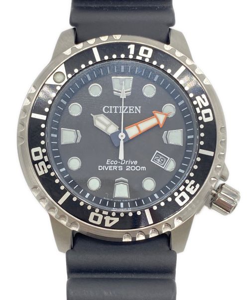 CITIZEN（シチズン）CITIZEN (シチズン) エコ・ドライブ ダイバー200m ブラックの古着・服飾アイテム