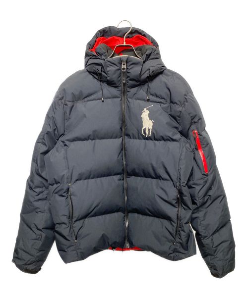 POLO RALPH LAUREN（ポロ・ラルフローレン）POLO RALPH LAUREN (ポロ・ラルフローレン) ビッグポニーダウンジャケット ブラック サイズ:XLの古着・服飾アイテム