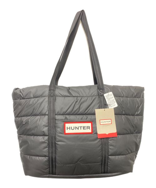 HUNTER（ハンター）HUNTER (ハンター) ORIGINAL PUFFER TOTE ブラック 未使用品の古着・服飾アイテム