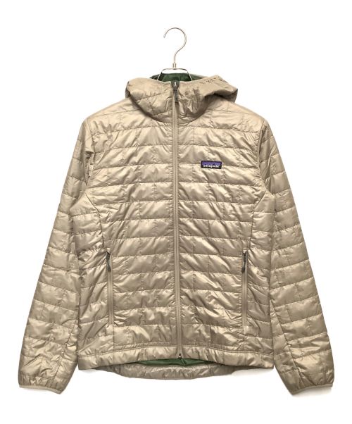 Patagonia（パタゴニア）Patagonia (パタゴニア) ナノ・パフ・フーディ グレー サイズ:Sの古着・服飾アイテム