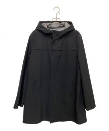 PRADA（プラダ）の古着「 WOOL ＆ NYLON COAT コート」｜ブラック