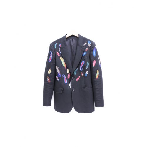 中古 古着通販 Paul Smith ポールスミス Embroidered Wool Jacket ブラック サイズ ジャケット ｍサイズ パンツ ｓサイズ ブランド 古着通販 トレファク公式 Trefac Fashion