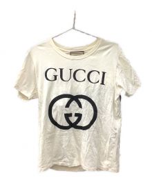 GUCCI（グッチ）の古着「オーバーサイズTシャツ」｜ベージュ