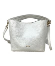 FURLA（フルラ）の古着「2WAYバッグ　FURLA（フルラ）　QUB000」｜ホワイト