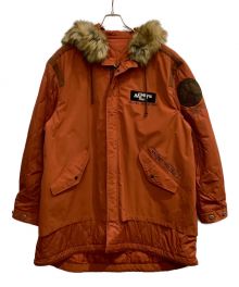 AVIREX（アヴィレックス）の古着「QUILT ARMY COAT」｜オレンジ