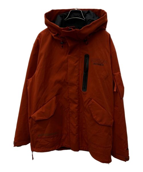 AVIREX FLYER’S（アヴィレックス）AVIREX FLYER’S (アヴィレックス) ３ＷＡＹ ＣＷＵ パーカー オレンジ サイズ:2XLの古着・服飾アイテム