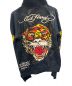 Ed Hardy (エド ハーディー) ジップパーカー ブラック サイズ:Ｍ 未使用品：5800円