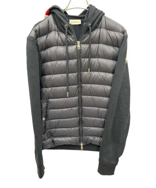 MONCLER（モンクレール）MONCLER (モンクレール) ダウンジップパーカー ネイビー サイズ:Mの古着・服飾アイテム