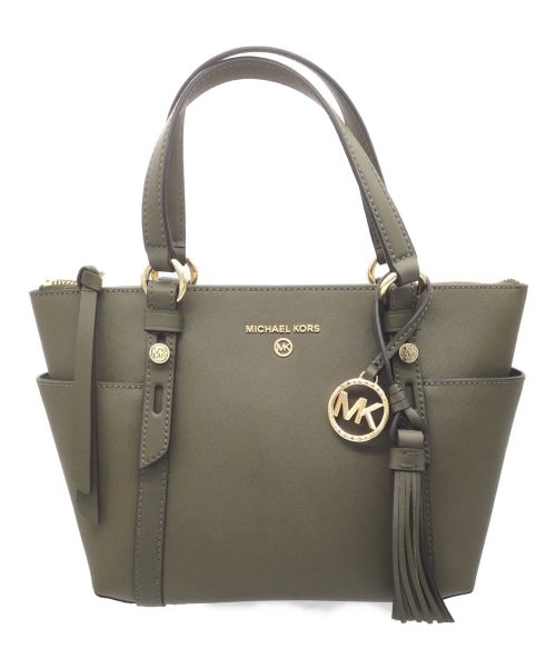 MICHAEL KORS（マイケルコース）MICHAEL KORS (マイケルコース) ハンドバッグ オリーブ サイズ:ショルダーバッグ オリーブの古着・服飾アイテム