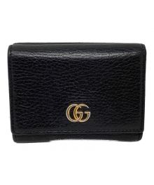 GUCCI（グッチ）の古着「3つ折り財布　GUCCI（グッチ）　474746 2091　」｜ブラック