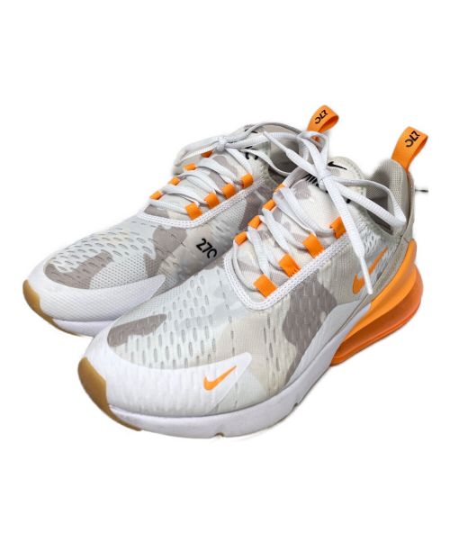 NIKE（ナイキ）NIKE (ナイキ) AIR MAX 270 SE ホワイト×オレンジ サイズ:26.5の古着・服飾アイテム