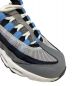 中古・古着 NIKE (ナイキ) AIR MAX 95 COOL GREY/UNIVERSITY BLUE-DARK OBSIDIAN ブルー×ホワイト サイズ:24.5：12800円