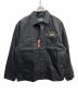 TOY MACHINE（トイマシーン）の古着「LIGHTNING EYE TWILL WORK JACKET」｜ブラック