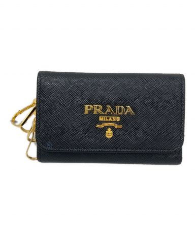 中古・古着通販】PRADA (プラダ) キーケース ブラック｜ブランド・古着