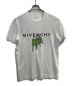 GIVENCHY（ジバンシィ）の古着「ブランドロゴ ４Gロック スリムフィットTシャツ」｜ホワイト