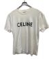 中古・古着 CELINE (セリーヌ) ロゴプリントルーズフィットTシャツ ホワイト サイズ:Ｍ：19800円