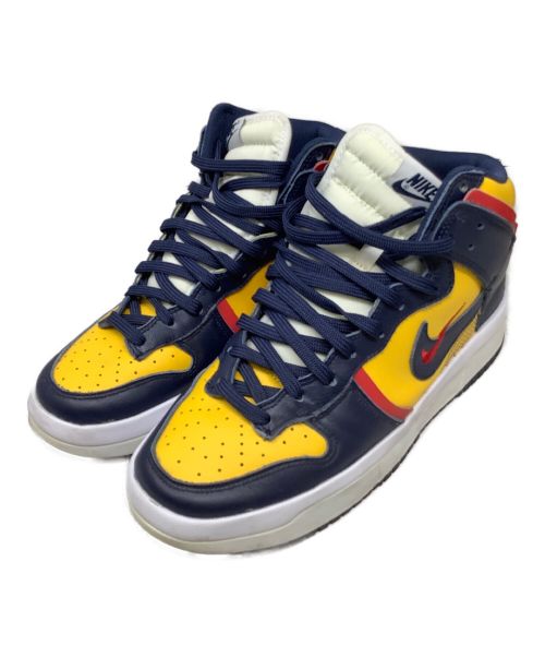 NIKE（ナイキ）NIKE (ナイキ) DUNK HIGH UP イエロー×ネイビー サイズ:27.5の古着・服飾アイテム