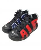 NIKEナイキ）の古着「AIR MORE UPTEMPO 96」｜ブラック×レッド