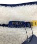 中古・古着 POLO RALPH LAUREN (ポロ・ラルフローレン) ボアジャケット ホワイト×ネイビー サイズ:Ｓ 未使用品：9800円