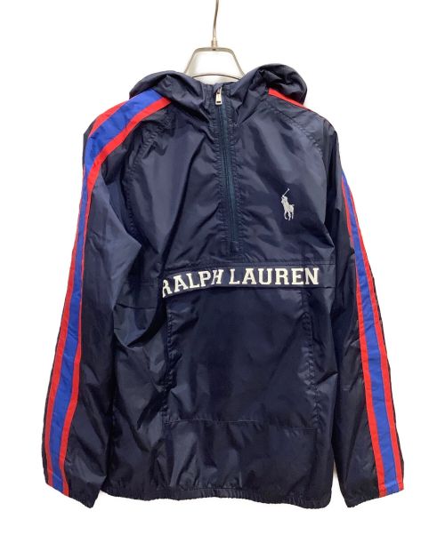 POLO RALPH LAUREN（ポロ・ラルフローレン）POLO RALPH LAUREN (ポロ・ラルフローレン) ウインドブレーカー ネイビー サイズ:ＸＬの古着・服飾アイテム