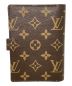 LOUIS VUITTON (ルイ ヴィトン) 手帳カバー ブラウン：9800円