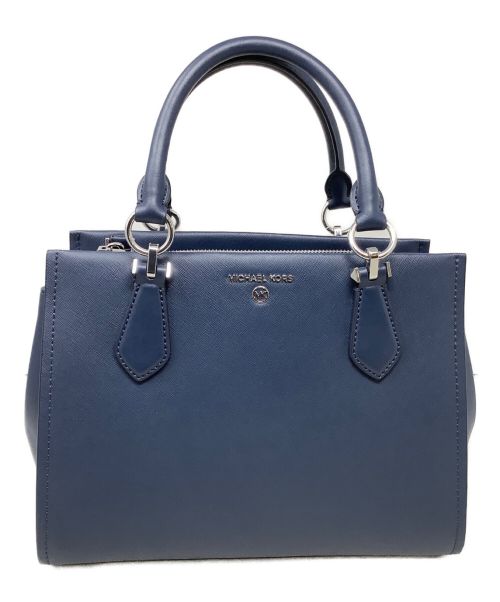 MICHAEL KORS（マイケルコース）MICHAEL KORS (マイケルコース) 2WAYショルダーバッグ　MICHAEL KORS（マイケルコース）　30S2S6AS2L　サッチェル ネイビーの古着・服飾アイテム