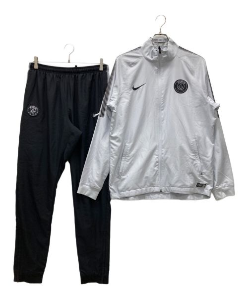 NIKE（ナイキ）NIKE (ナイキ) Paris Saint-Germain (パリ・サン ジェルマン) セットアップジャージ グレー×ブラック サイズ:XXLの古着・服飾アイテム