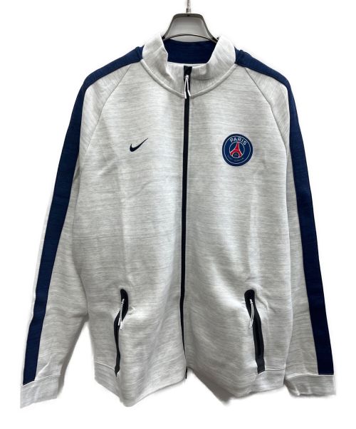 NIKE（ナイキ）NIKE (ナイキ) Paris Saint-Germain (パリ・サン＝ジェルマン) トラックジャケット ベージュ サイズ:XXLの古着・服飾アイテム