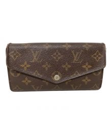 LOUIS VUITTON（ルイ ヴィトン）の古着「長財布　Louis Vuitton（ルイヴィトン）M60531　モノグラム　ポルトフォイユ・サラ」