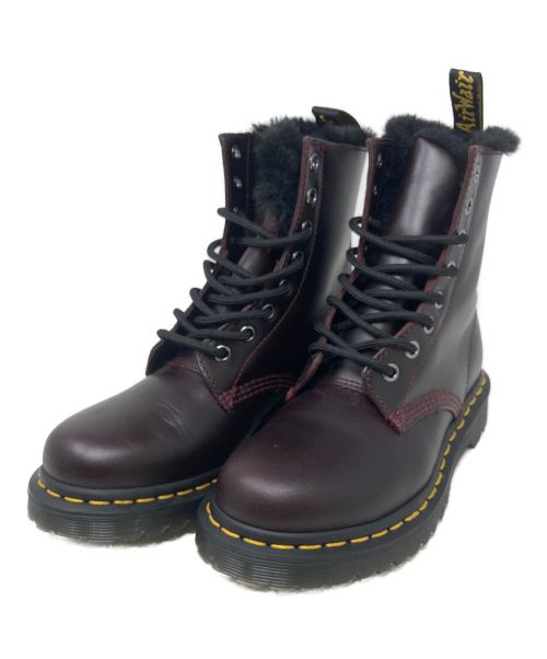 Dr.Martens（ドクターマーチン）Dr.Martens (ドクターマーチン) 裏地ファーブーツ ブラック サイズ:UK3の古着・服飾アイテム