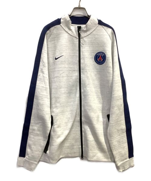 NIKE（ナイキ）NIKE (ナイキ) Paris Saint-Germain (パリ・サン＝ジェルマン) トラックジャケット ベージュ サイズ:ＸＸＬの古着・服飾アイテム