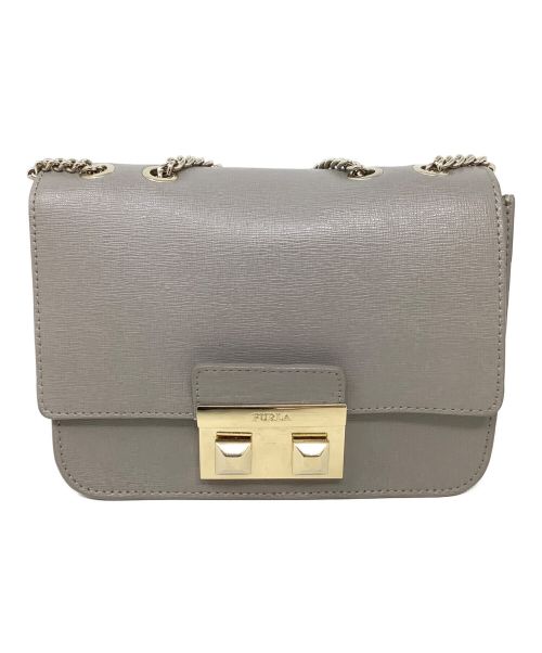 FURLA（フルラ）FURLA (フルラ) チェーンショルダーバッグ　FURLA（フルラ）　G7597　メトロポリス グレーの古着・服飾アイテム