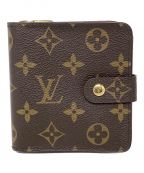 LOUIS VUITTONルイ ヴィトン）の古着「2つ折り財布　LOUIS VUITTON（ルイヴィトン）　M61667　モノグラム　コンパクトジップ」